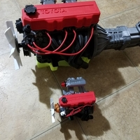 1/10 scale Toyota 22RE Motor. working model - Thumbnail 9