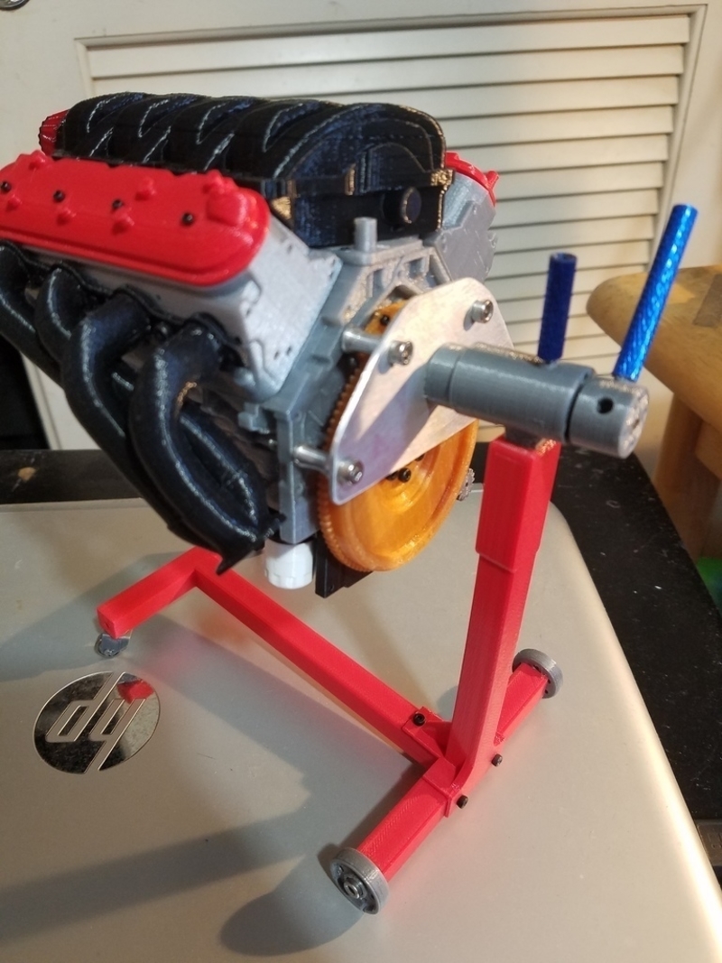 1/10 Scale rolling motor stand