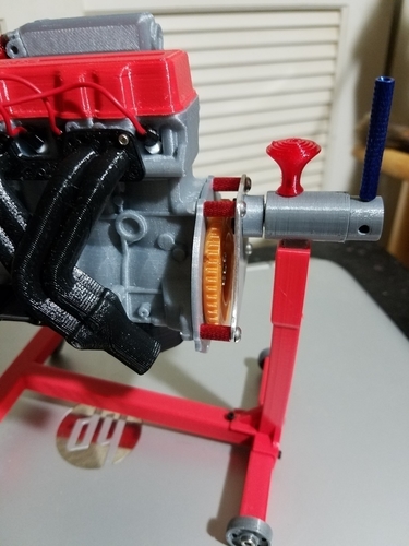 1/10 Scale rolling motor stand 3D Print 191474