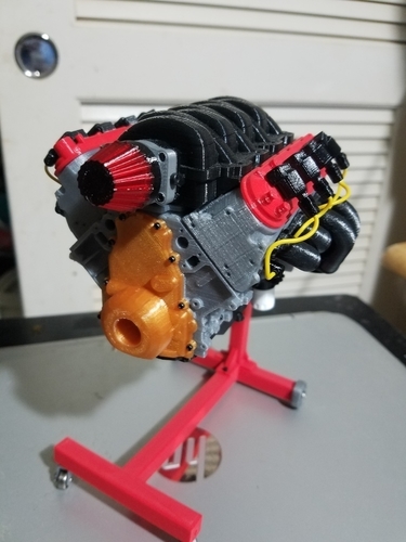 1/10 Scale Camaro LS3 motor. Working model 3D Print 191478
