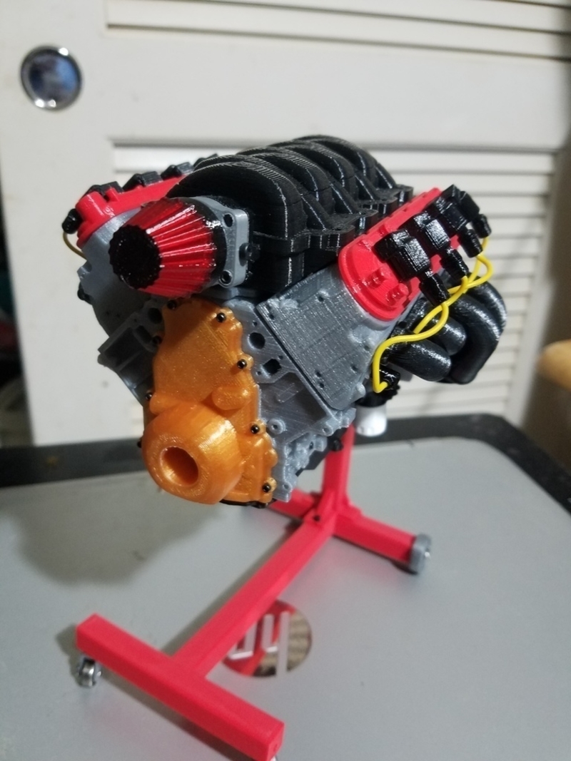 1/10 Scale Camaro LS3 motor. Working model