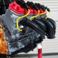 1/10 Scale Camaro LS3 motor. Working model - Thumbnail 2
