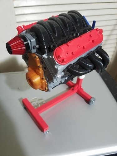 1/10 Scale Camaro LS3 motor. Working model 3D Print 191480