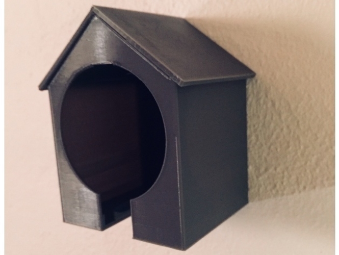 Simple Birdhouse Key Holder 3D Print 191656