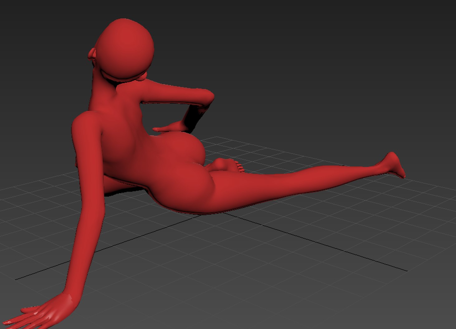 3D Printed Nude sexy anime girl ​in dancing pose 2 (NSFW) by yZ | Pinshape