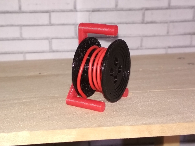 Scale 1/10 drum cable reel 3D Print 191684