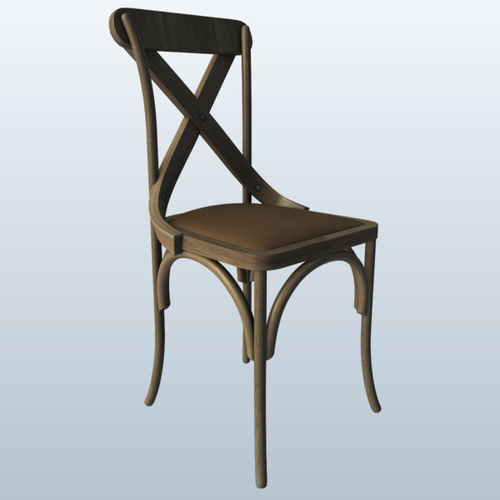 X-Back Chair 3D Print 191823