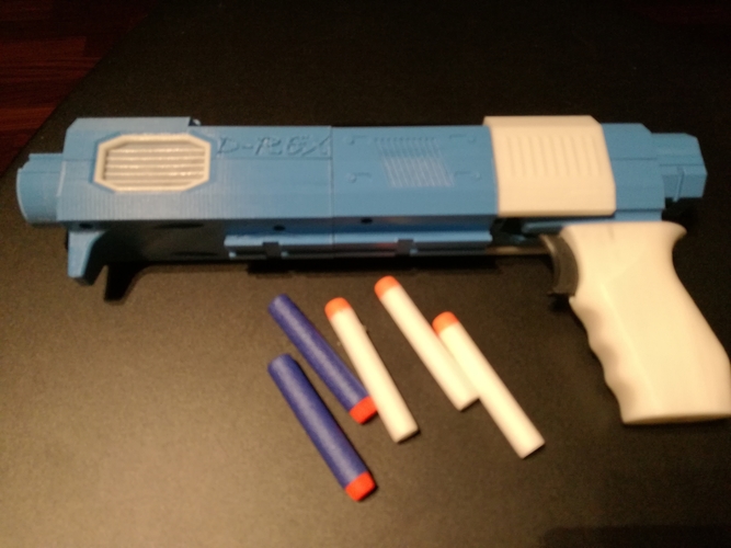 3D Printed Nerf battery powered machine gun (compatible) by Carletto73 ...