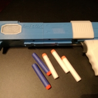 Small Nerf battery powered machine gun (compatible) 3D Printing 191855