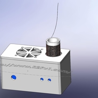 Small Tesla Coil Plasma Speaker 3D Printing 191870