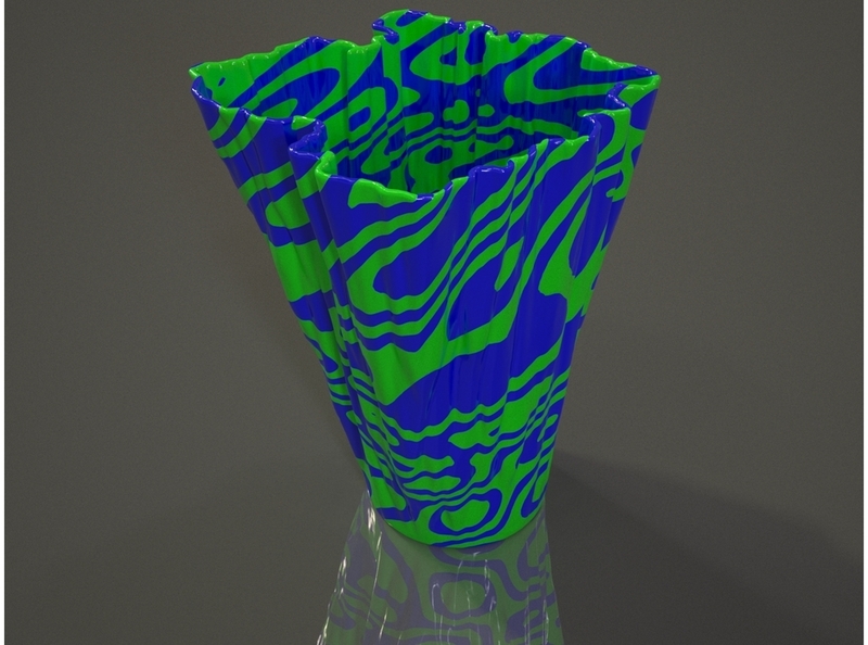 Rorschach Plasma Vase