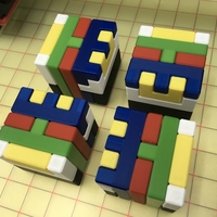 Printable Interlocking Puzzle #4 - Level 11 by richgain - Thumbnail 4