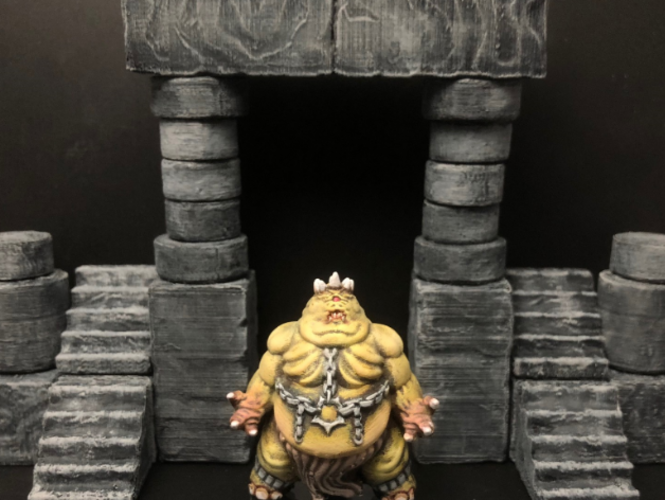 ScatterBlocks: Cyclopean Stone (28mm/Heroic scale) 3D Print 192067