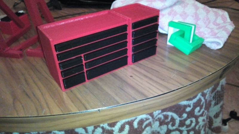  DIORAMA MECHANICAL WORKSHOP, TABLE TOOLS, AND CLOTHES