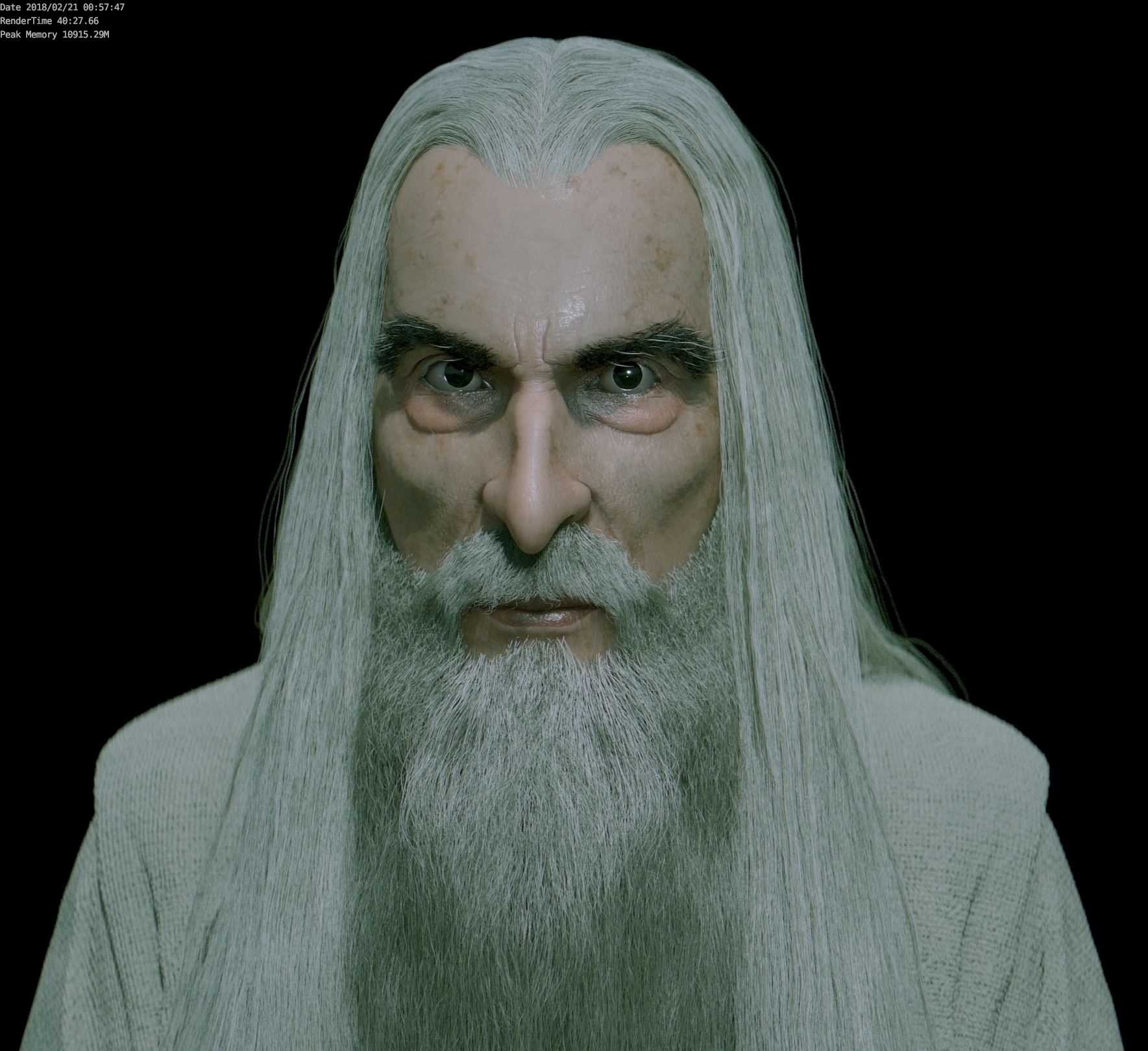 <b>saruman</b> the white, 3d printing design, 3d printing object, 3d printable mod...