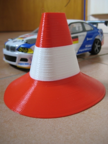Traffic Cone for RC Car office races 3D Print 192194