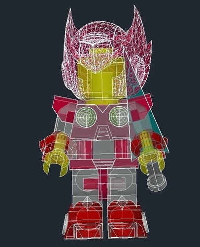 Megaman Zero Lego 3D Print 192222