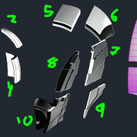 Mass Effect Tali'zorah mask - Thumbnail 3