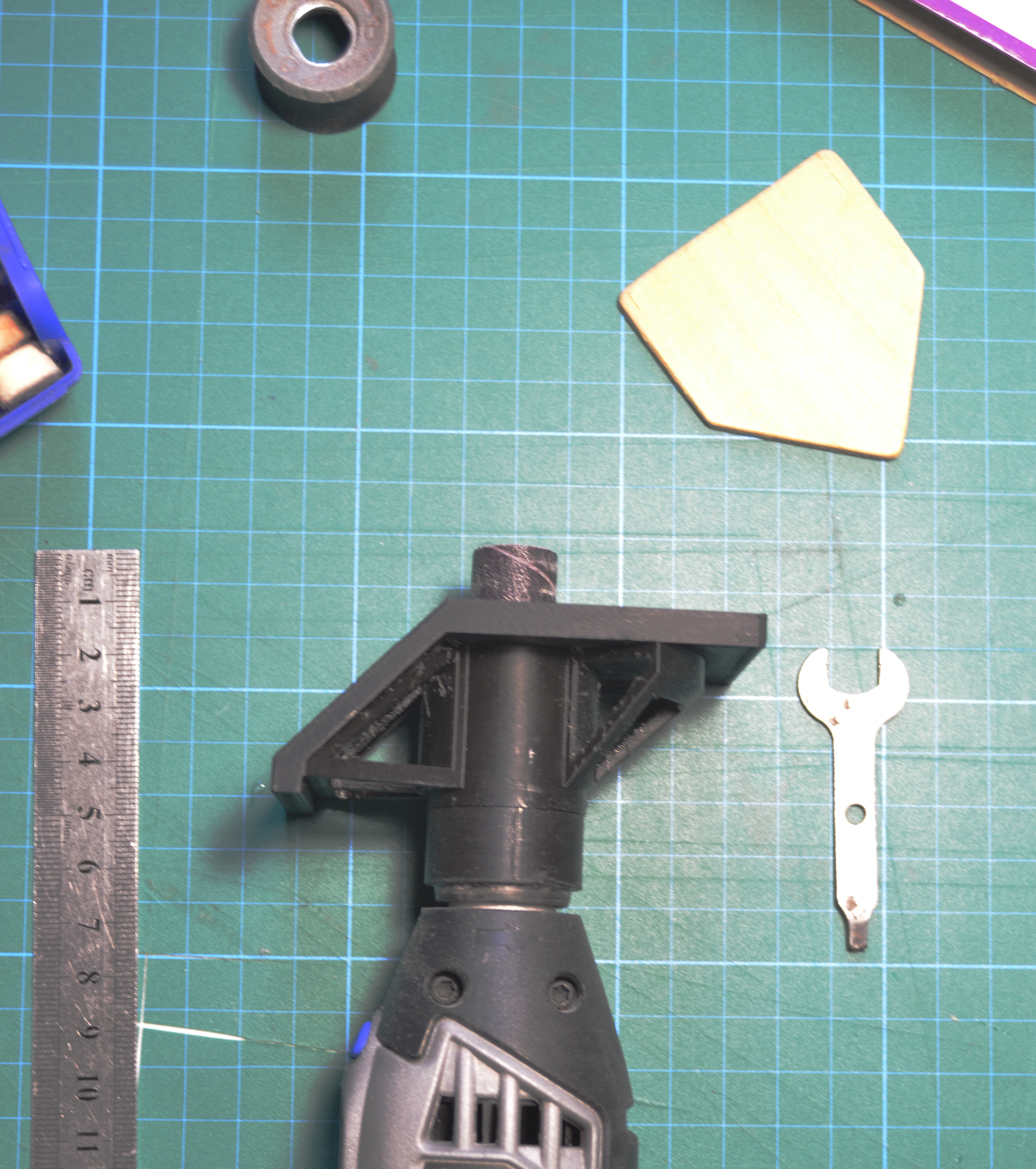 3D Printed Vertical Support for Dremel Tool by robertjperez