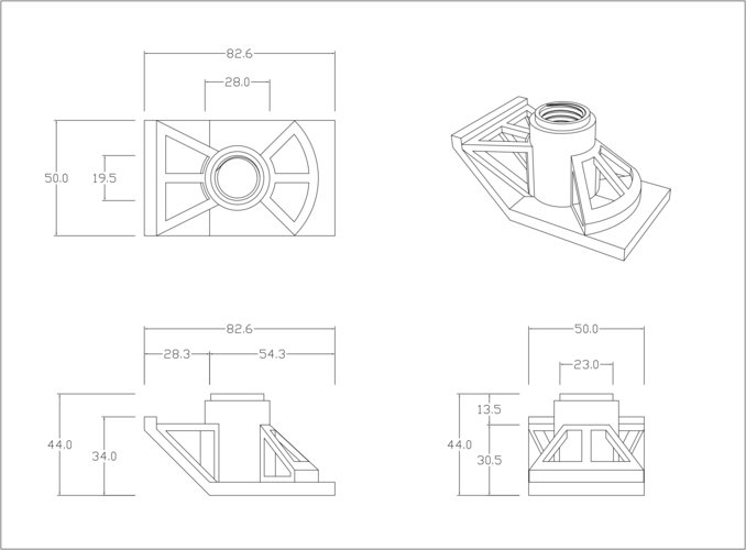 Dremel Vertical Guide 3D Print 192269