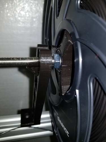 Spool Plug with Bearing - 40mm to 65mm 3D Print 192314