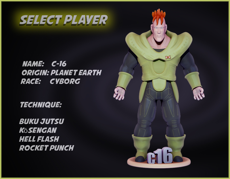   Dragonballz  cyborg    C-16  