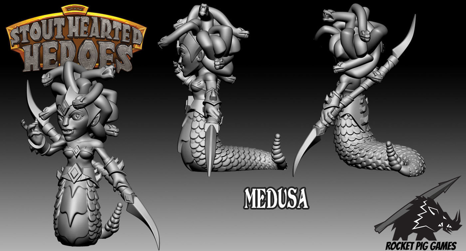 Rocket Pig Games Medusa 3D Print 192458