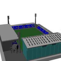 Small Tranmere Rovers - Prenton Park 3D Printing 192488