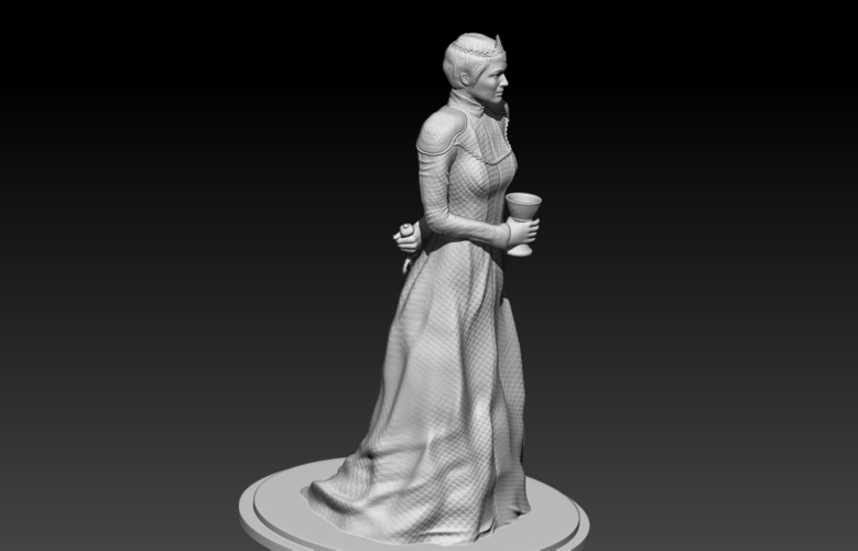 Cersei Lannister 3D Print 192500