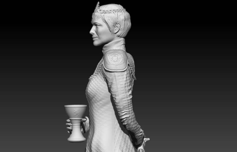 Cersei Lannister 3D Print 192502