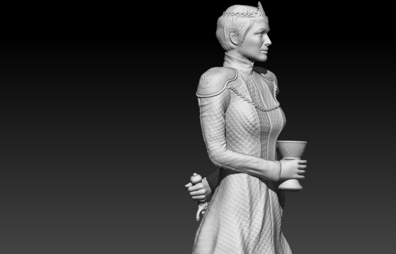 Cersei Lannister 3D Print 192504