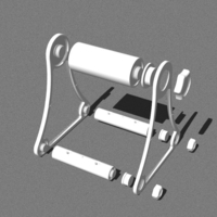 Spool holder for spools with 2.5Kg/Rollenhalter für 2.5Kg Rolle - Thumbnail 2