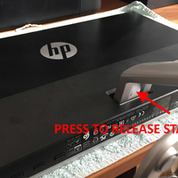 HP 22es monitor - 75mm VESA adapter - Thumbnail 3