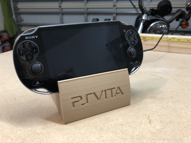 PS Vita Charging Dock Stand (Recessed Logo) 3D Print 192632