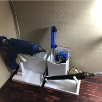 Soldering Iron Caddy Stand w Cord Wrap - Thumbnail 3