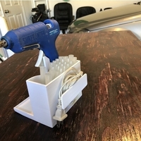 Glue Gun Caddy Stand w Cord Wrap - Thumbnail 1