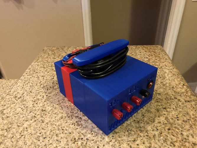 ATX Bench Power Supply w Cord Storage 3D Print 192671