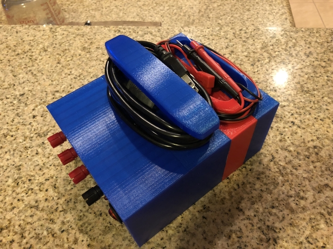 3D Printed ATX Bench Power Supply w Cord Storage by Mr EC - Container Atx Bench Power Supply W CorD Storage 3D Printing 192672