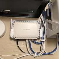 Wall mount bracket for Netgear fs605 switch & others - Thumbnail 1