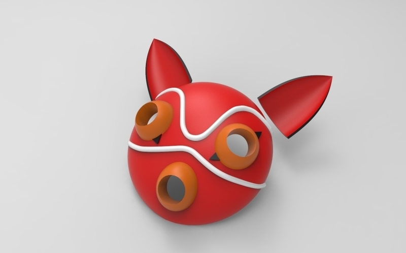 Mononoke Mask + Ears