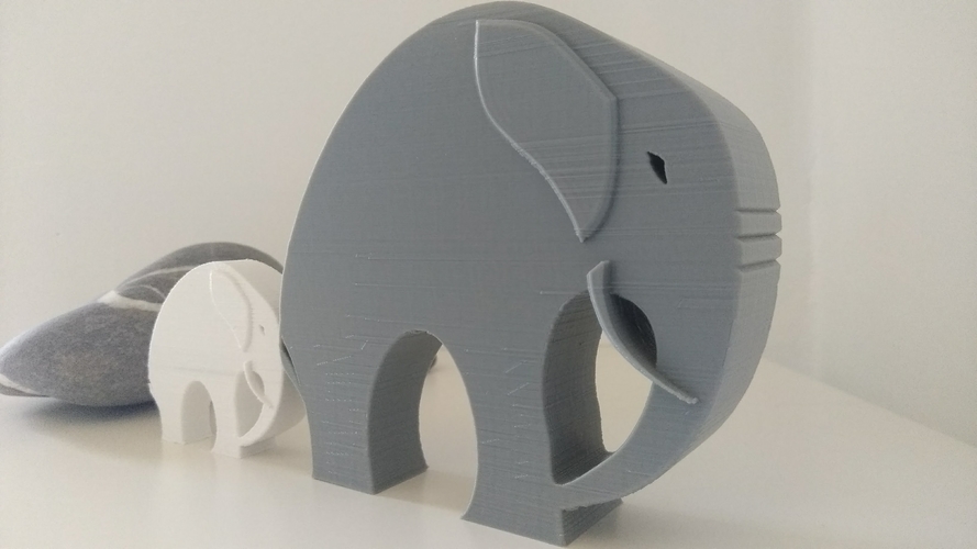 Stylish Elephant 3D Print 192786