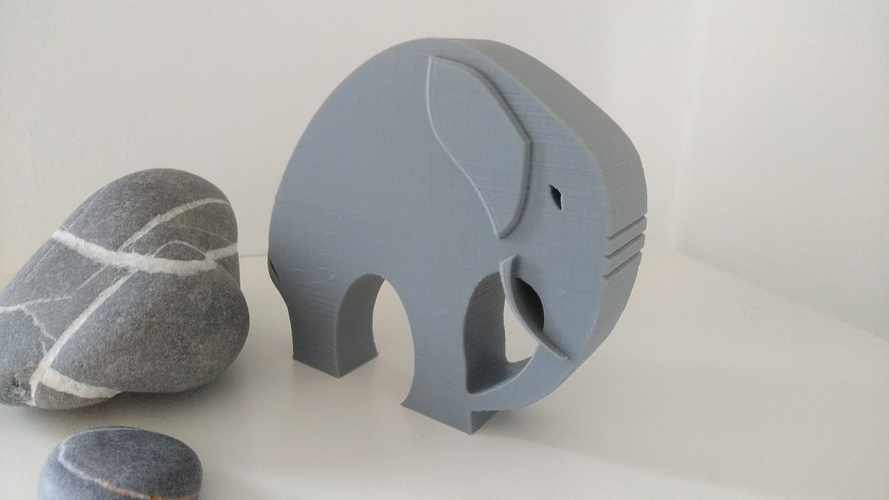 Stylish Elephant 3D Print 192791