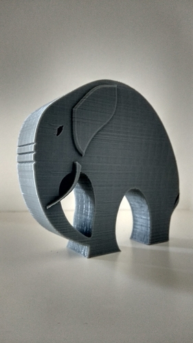 Stylish Elephant 3D Print 192792