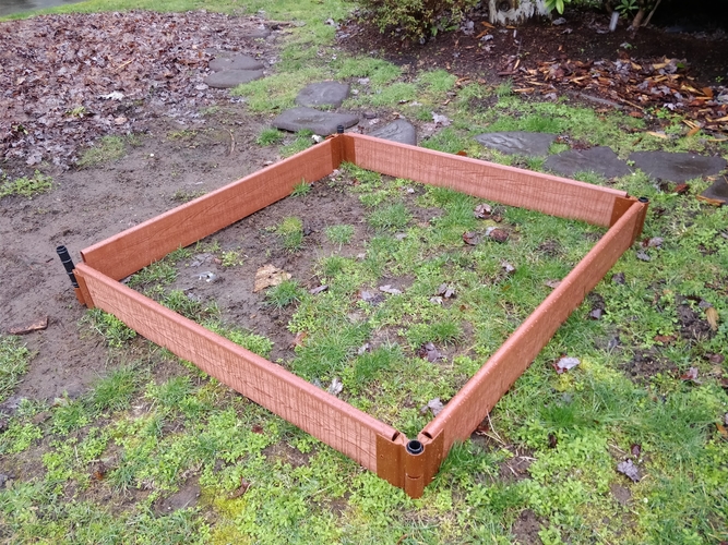 Raised Garden wood hinge replacement (frame it all) 3D Print 192811