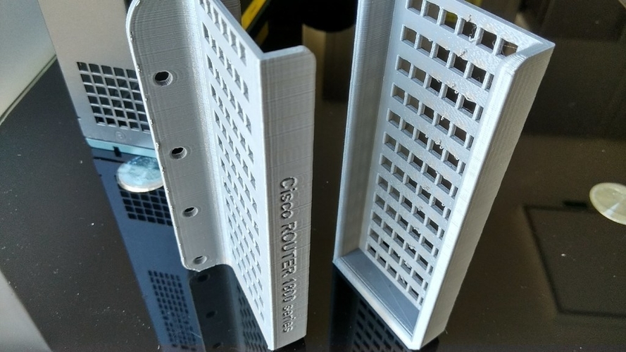 Cisco router 1800 series wall mount 3D Print 192872