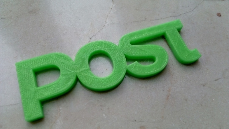 Post sign