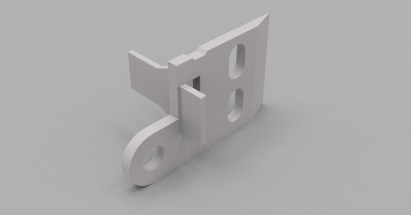 Ikea curtain panel rail bracket