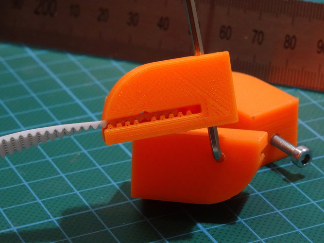 Y axis Belt Clamp for Flsun Cube 3D Print 193008