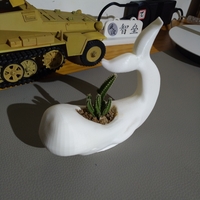 Small a whale shaped flowerpot 3D Printing 193049