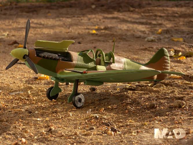 spitfire MkV 3D Print 19306